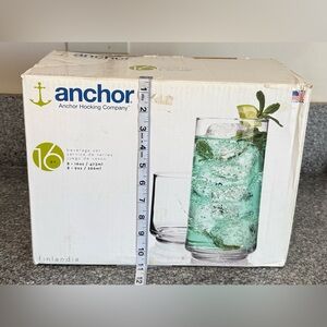 Anchor Hocking Clear Glass Set